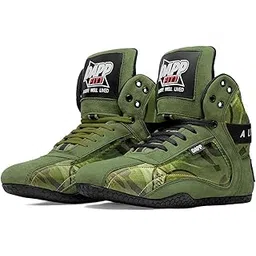 Dapp Athlete-Series Weightlifting Shoes for Men and Women | Leather Rexine Exterior | Signature Flat Sole | Padded Interiors for Stability | Smart Cushioning | Wide Toe Box.