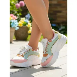 Deals4you Women Colourblocked Sneakers