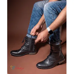 Delize Derby Boots For Men