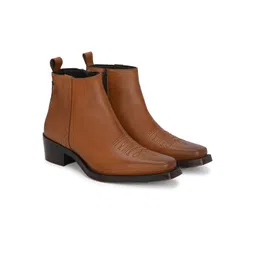 Delize Men Block-Heeled Cowboy Boots