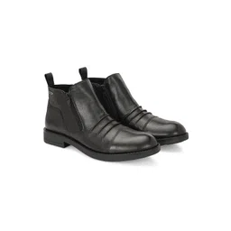 Delize Men Leather Biker Boots