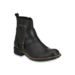 Delize Men's Black Casual Boots