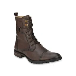 Delize Men's Brown Biker Boots
