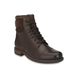 Delize Men's Brown Derby Boots