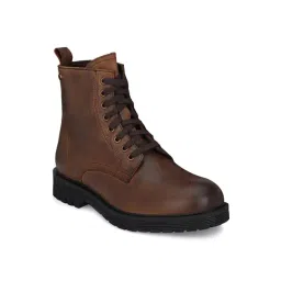 Delize Men's Brown Derby Boots