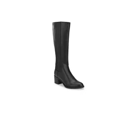 Delize Women Black Block Heeled Boots