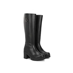 Delize Women Block Heel Slouchy Boots