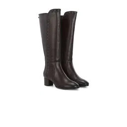 Delize Women Casual Block-Heeled Regular Boots