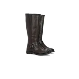 Delize Women Casual Block-Heeled Winter Boots