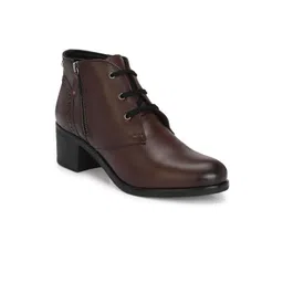 Delize Women Mid Top Block-Heel Derby Regular Boots