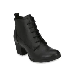 Delize Women's Black Derby Boots