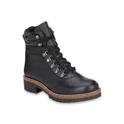 Delize Women's Black Derby Boots