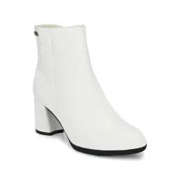 Delize Women's White Casual Booties
