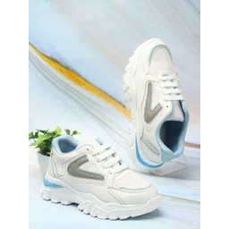 Denill Women Colourblocked Comfort Insole Basics Sneakers