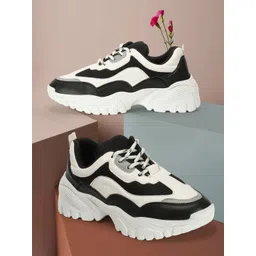 Denill Women Colourblocked Comfort Insole Sneakers