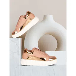 Denill Women Colourblocked Lightweight Lace-Ups Sneakers