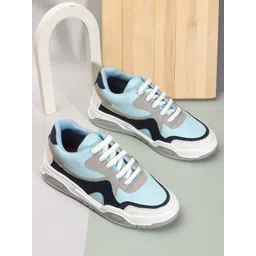 Denill Women Colourblocked Round Toe Sneakers