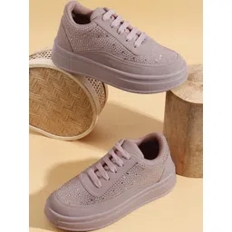 Denill Women Lightweight Round Toe Sneakers