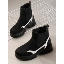 Denill Women Wedge-Heeled Chunky Boots