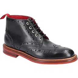 Derby Brogue Boot Uk 12 Black