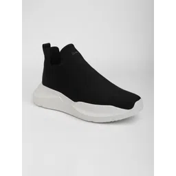 DKNY Women Comfort Insole Leather Contrast Sole Slip-On Sneakers