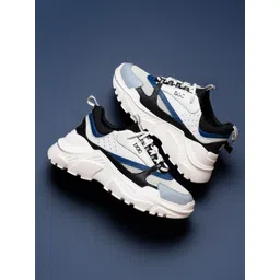 Doc Martin Stallone Prime Men Colourblocked Round Toe Lace Ups Antibacterial Sneakers