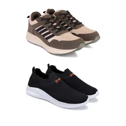 DRACKFOOT Men Non-Marking Running Sports Shoes