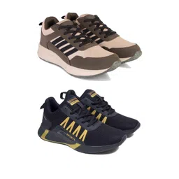 DRACKFOOT Men Non-Marking Running Sports Shoes