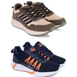 DRACKFOOT Men Non-Marking Running Sports Shoes