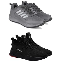 DRACKFOOT Men Non-Marking Running Sports Shoes