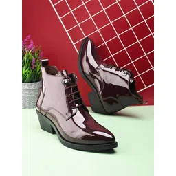 DressBerry Women Casual Block-Heeled Regular Boots