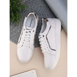 DressBerry Women Colourblocked Lace-Ups Sneakers