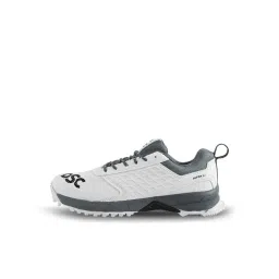 DSC Men's Jaffa 22 White & Grey Cricket Shoes
