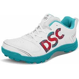 DSC Unisex-Child Beamer X Dark Cyan Cricket Shoes - 1 Kids UK (Beamer-X)