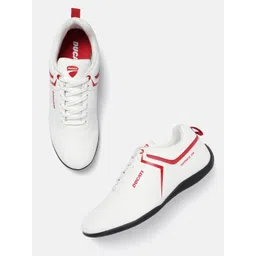 Ducati Men Brand Logo Printed Sneakers