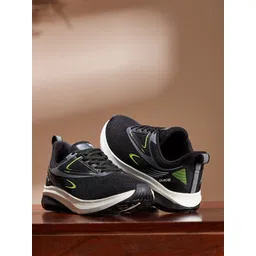 Duke Men Black Mesh Running Shoes