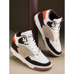 Duke Men Colourblocked High-Top Sneakers