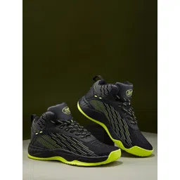 Duke Men Colourblocked High-Top Sneakers