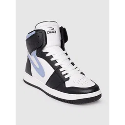 Duke Men Colourblocked Mid-Top Sneakers