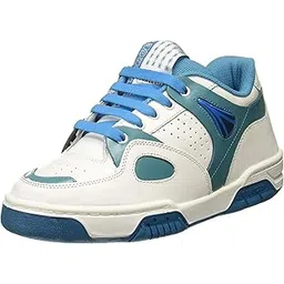 DUPLAYNEW Force10 Men's Sneakers for Walking, Running, Gym, Travel, College, Office | Comfortable Lace-Up Casual Shoes | Lightweight Stylish Fashion Footwear for Men - Grey