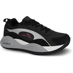 Dynamic Sports Shoe for Men | Rexin Upper | Shock Absorption | Nonslip | Lightweight & Comfortable | Stylish & Durable for Running, Gym, Walking, Jogging & Casual Use for Everyday Wear