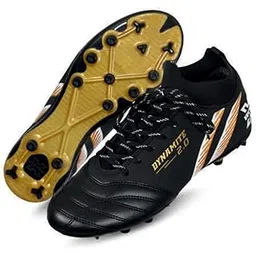 Dynamite 2.0 Men’s Football Shoes – Lightweight PVC Synthetic, TPU Studded Outsole & Cushioned Foam Collar