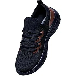 Ease Walk Snug Sneakers for Men | Breathable Knit, Stretchable Fit & Cushioned Comfort for Everyday Walking