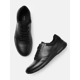 ECCO Men Leather Casual Sneakers