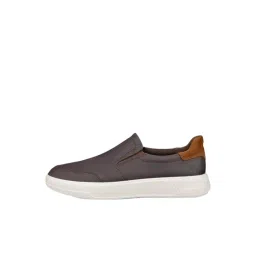 ECCO Men's Move Coffee & Camel Slip On Sneakers
