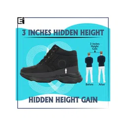 Eego Italy Men Black Solid Regular Lace-Ups Boots