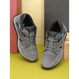 Eego Italy Men Genuine Leather Lace Up Outdoor Boots