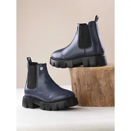 Eego Italy Men Platform-Heeled Chelsea Boots