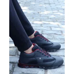 Eego Italy Men's Black Running Shoes