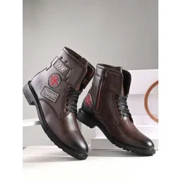 Eego Italy Men's Chocolate Brown Casual Boots